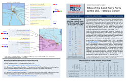 Atlas of the Land Entry Ports on the U.S. – Mexico Border