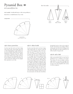 Pyramid Box - Paper Source