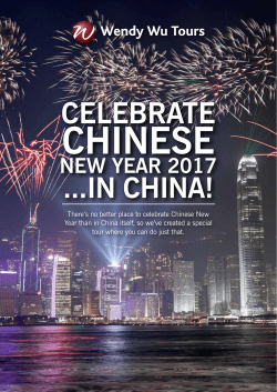 celebrate - Wendy Wu Tours