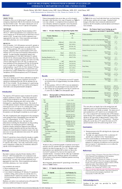 Poster - AcelRx Pharmaceuticals