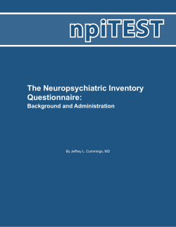 NPI-Q - Alzheimer`s Association