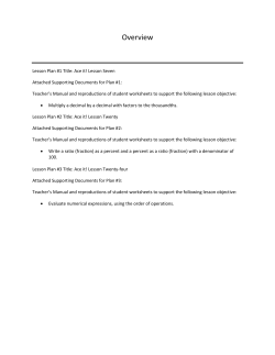 Grade 6 - Sylvan Learning