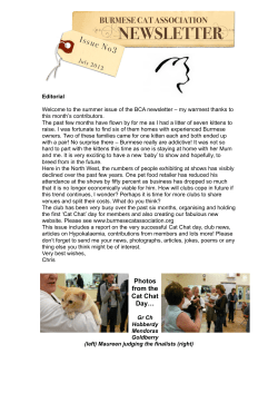 July - The Burmese Cat Association