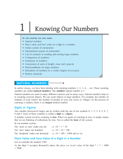 naturaL numbers