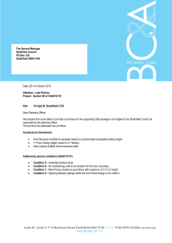 Suite 6F, Level 6, 9-13 Redmyre Road Strathfield NSW 2135 Ph/Fax