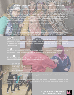 STRENGTHENING AND CENTERING FOR REFUGEE WOMEN