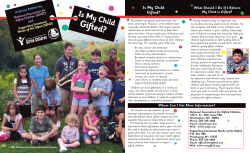 Is My Child Gifted? - Supporting the Emotional Needs of the Gifted