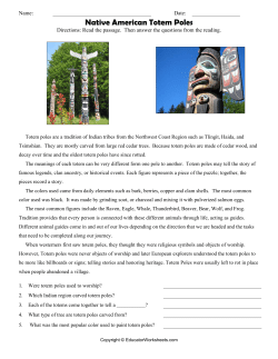Native American Totem Poles