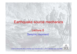 Earthquake source mechanics