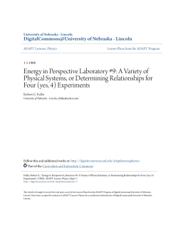 A Variety of Physical Systems, or Determining Relationships for Four