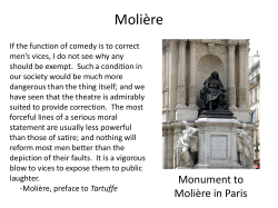 Slideshow on Moli&egrave;re