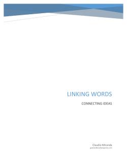 linking words - Avelt