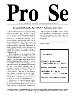 Issue - Prisoners` Legal Services of New York