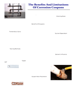 The Benefits And Limitations Of Corrosion Coupons
