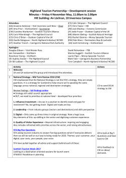 Highland Tourism Partnership November 2016