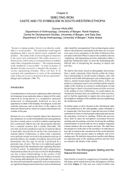 smelting iron: caste and its symbolism in south-western