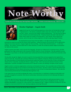 March 15, 2017 - Wednesday Morning Music Club