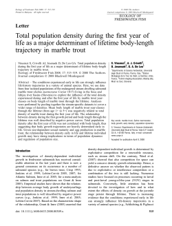 Total population density during the first year of life as a major