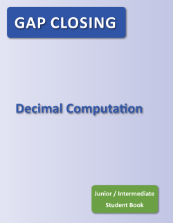 Decimal Computation
