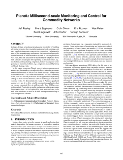 Planck: Millisecond-scale Monitoring and Control for