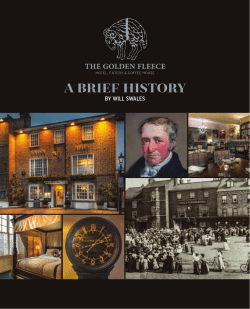 a brief history - The Golden Fleece Hotel, Thirsk