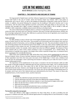 Life in the Middle Ages