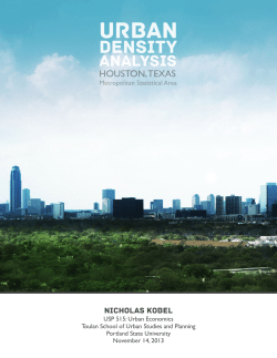 Urban Density Analysis of Houston