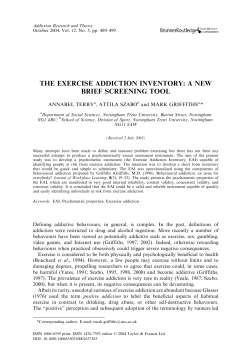 the exercise addiction inventory