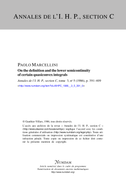 On the definition and the lower semicontinuity of certain