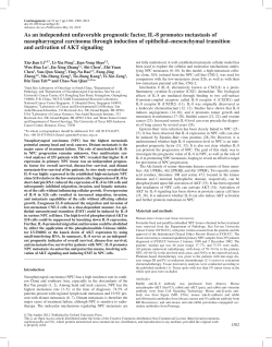 As an independent unfavorable prognostic factor, IL