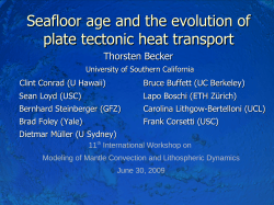 Seafloor age and the evolution of plate tectonic heat