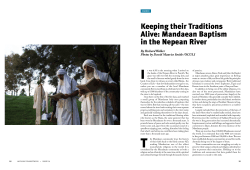 Keeping their Traditions Alive: Mandaean Baptism in the