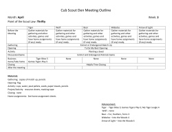 Week3 - Sam Houston Area Council