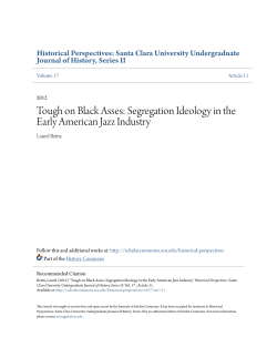 Tough on Black Asses: Segregation Ideology in