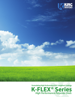 K-FLEX - King Industries, Inc.