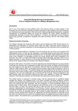 Prescribed Range Burning in the Pyrenees: From a Traditional