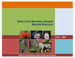 Saint Lucia National Invasive Species Strategy