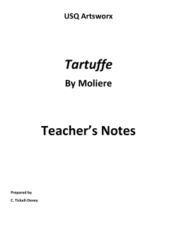 Tartuffe - USQ Artsworx