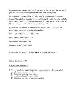 To calculate your average after Test 2, you need to first calculate the