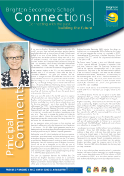 Connections - Brighton Secondary School