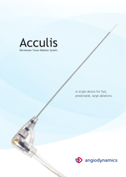 Microwave Tissue Ablation System