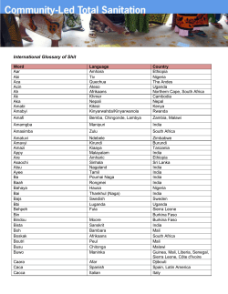 International Glossary of Shit - Community