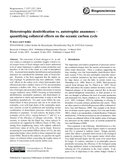 Heterotrophic denitrification vs. autotrophic