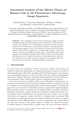 Automated Analysis of the Mitotic Phases of Human Cells in 3D