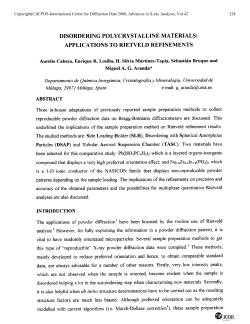Disordering Polycrystalline Materials: Applications to