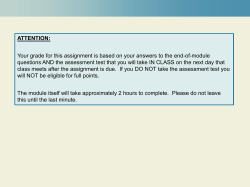Module 1_Excel - Scholar Commons