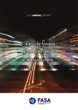 Annual Report 2015 - The Franchise Association South Africa