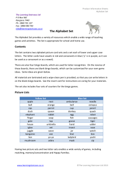 The Alphabet Set - The Learning Staircase