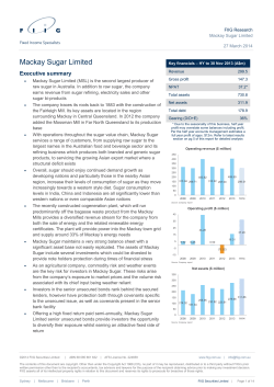 Mackay Sugar Limited