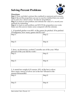 6.2Solving Percent Problems_